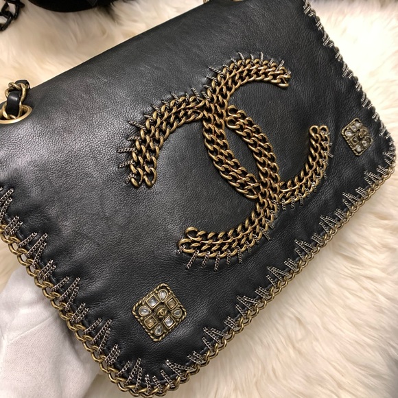 SOLD 🙏RARE Chanel Bayzance collection flap bag - Picture 8 of 15